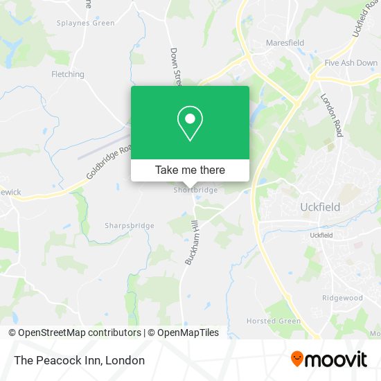 The Peacock Inn map