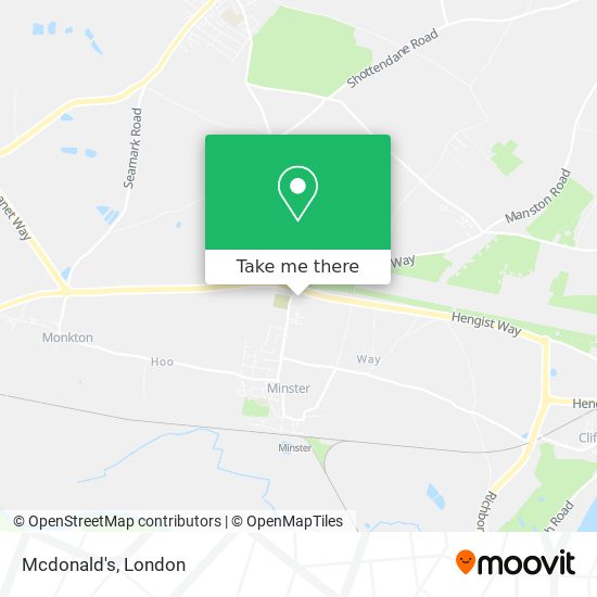 Mcdonald's map