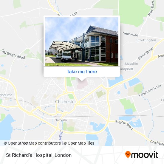 St Richard's Hospital map