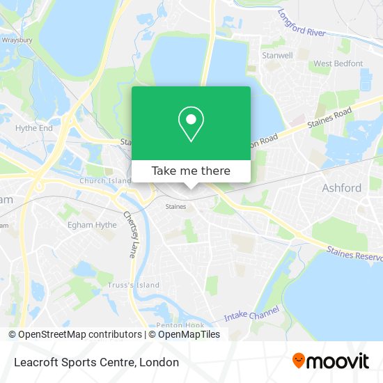 Leacroft Sports Centre map