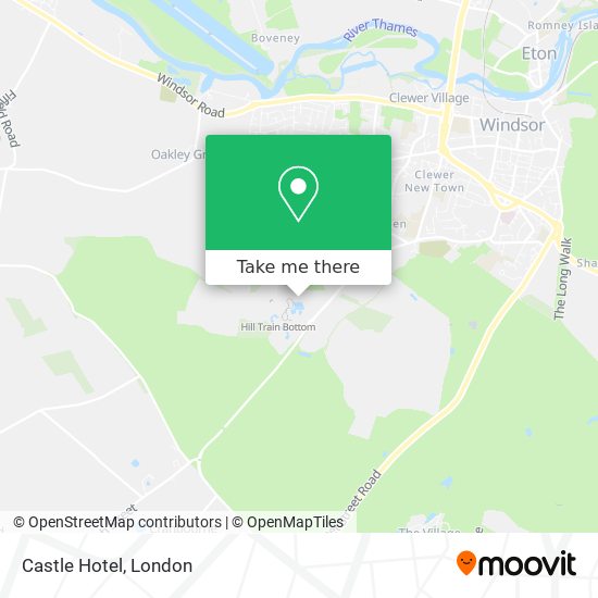 Castle Hotel map