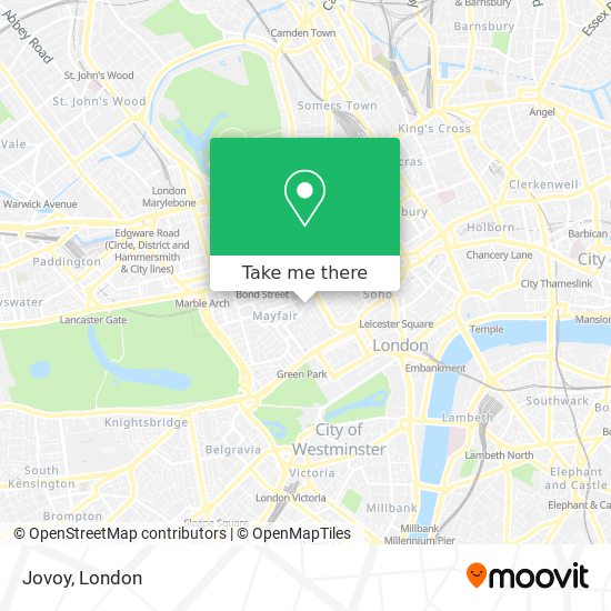 Jovoy map