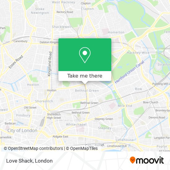 Love Shack map