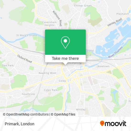 Primark map