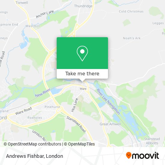 Andrews Fishbar map