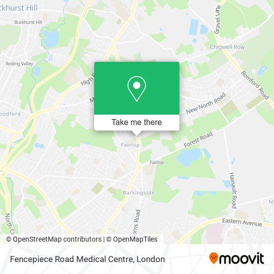 Fencepiece Road Medical Centre map