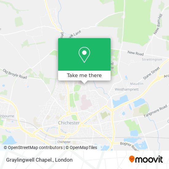 Graylingwell Chapel. map