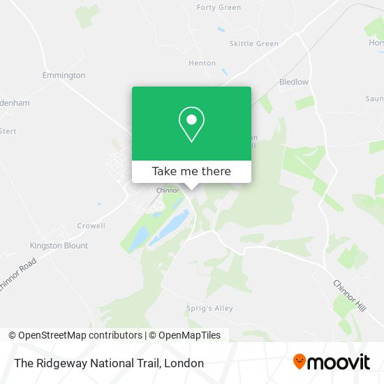 The Ridgeway National Trail map