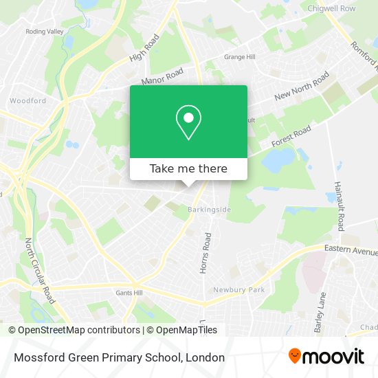 Mossford Green Primary School map