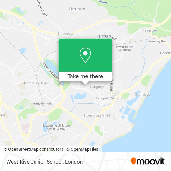 West Rise Junior School map