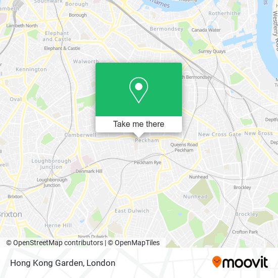 Hong Kong Garden map