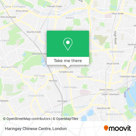 Haringey Chinese Centre map