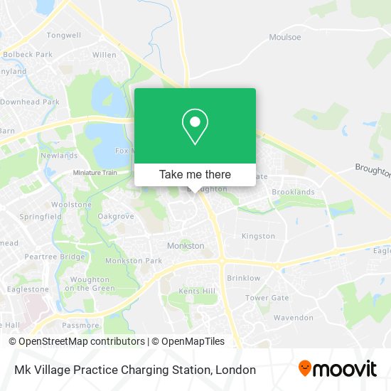 Mk Village Practice Charging Station map