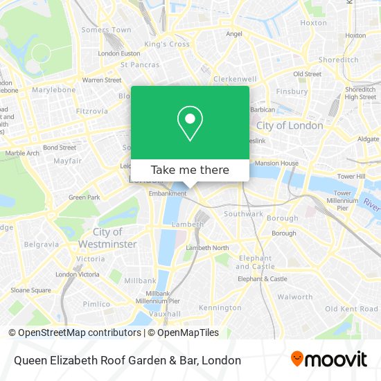 Queen Elizabeth Roof Garden & Bar map