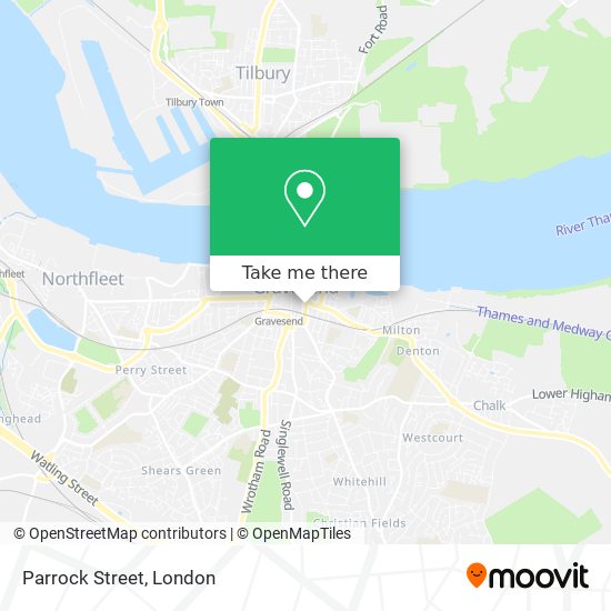 Parrock Street map