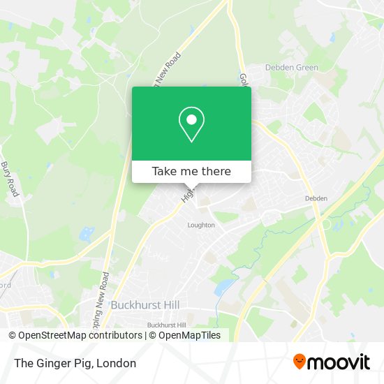 The Ginger Pig map