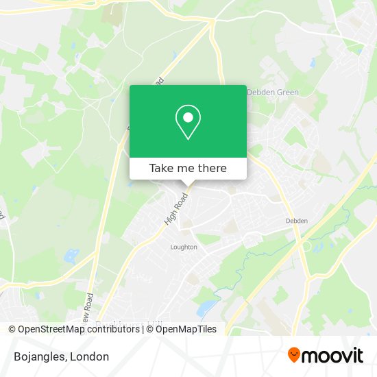 Bojangles map