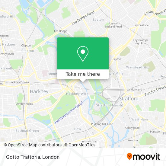 Gotto Trattoria map
