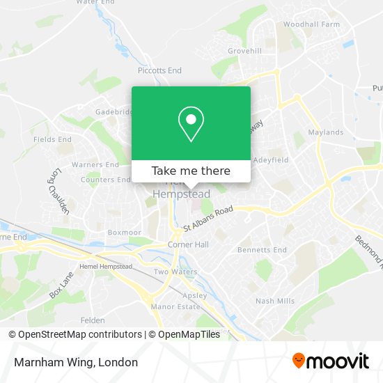 Marnham Wing map
