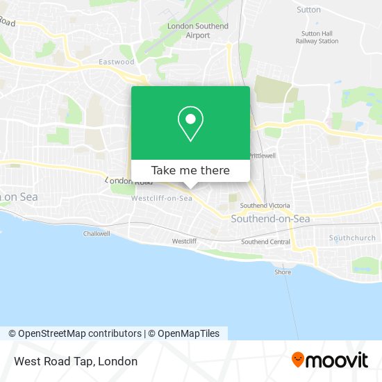 West Road Tap map