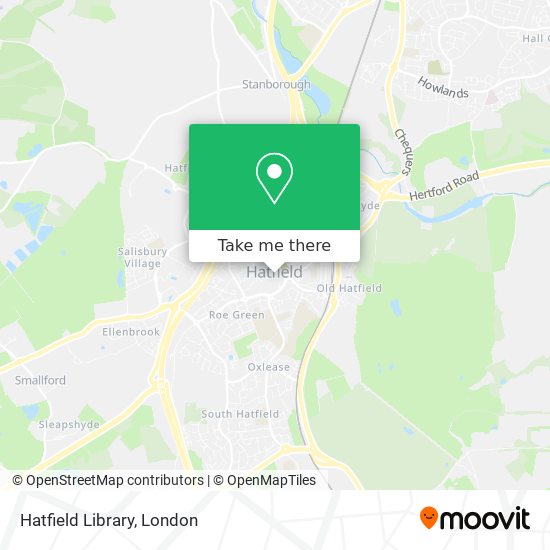 Hatfield Library map