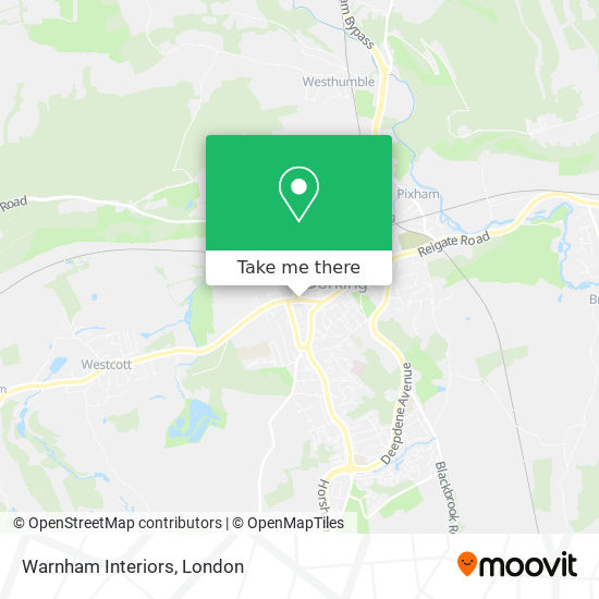 Warnham Interiors map