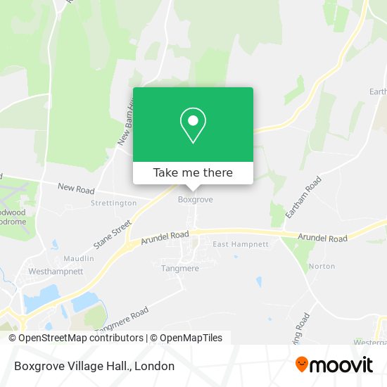Boxgrove Village Hall. map