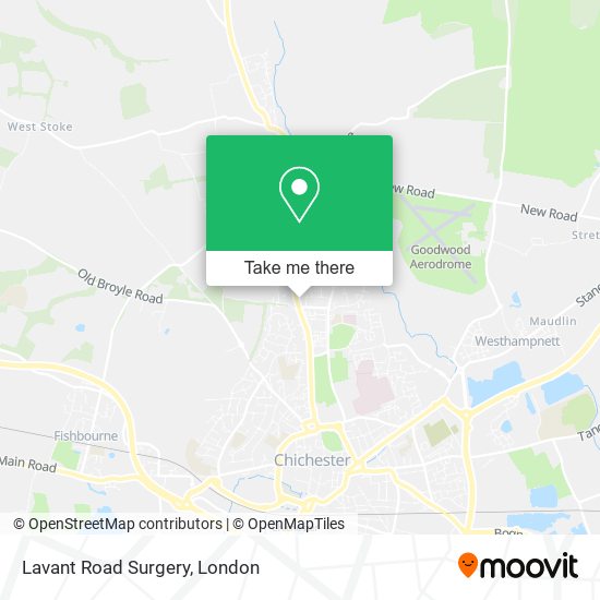 Lavant Road Surgery map