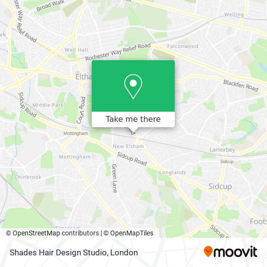 Shades Hair Design Studio map