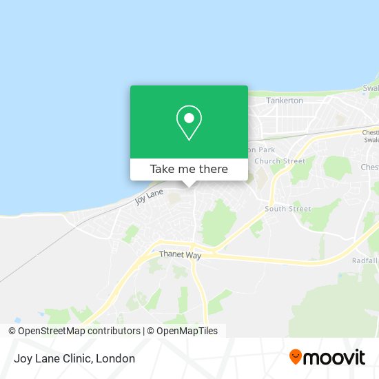Joy Lane Clinic map