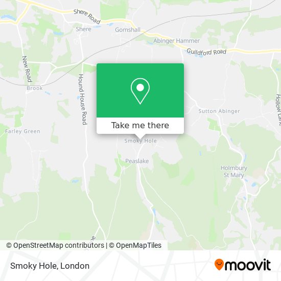 Smoky Hole map