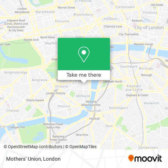 Mothers' Union map