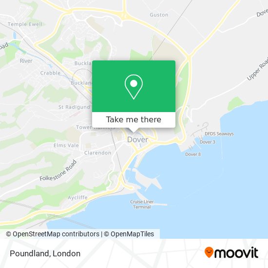 Poundland map
