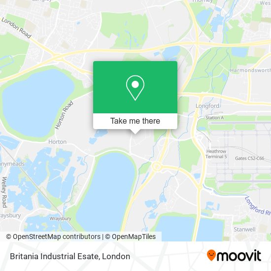 Britania Industrial Esate map
