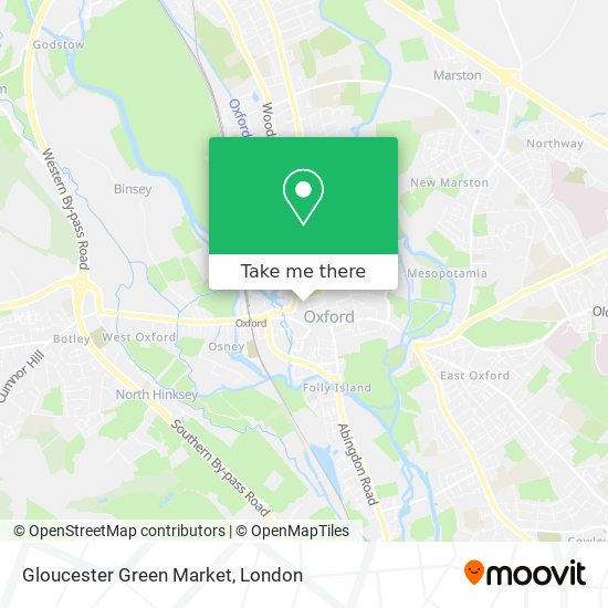 Gloucester Green Market map