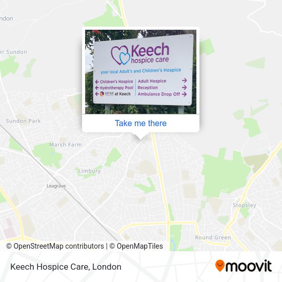 Keech Hospice Care map