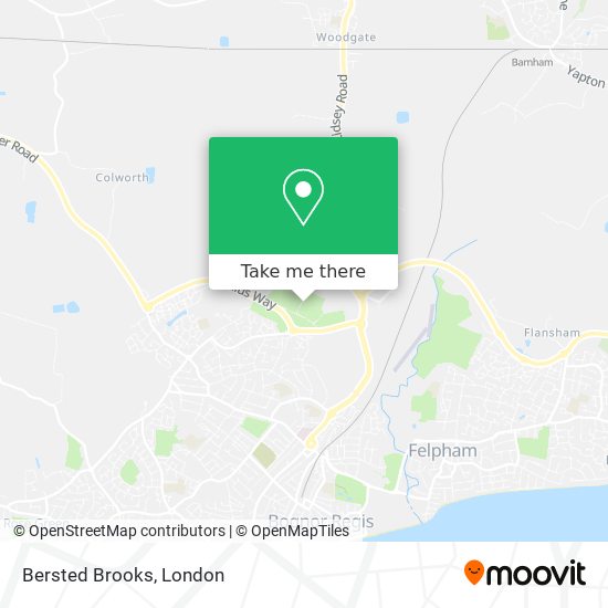 Bersted Brooks map