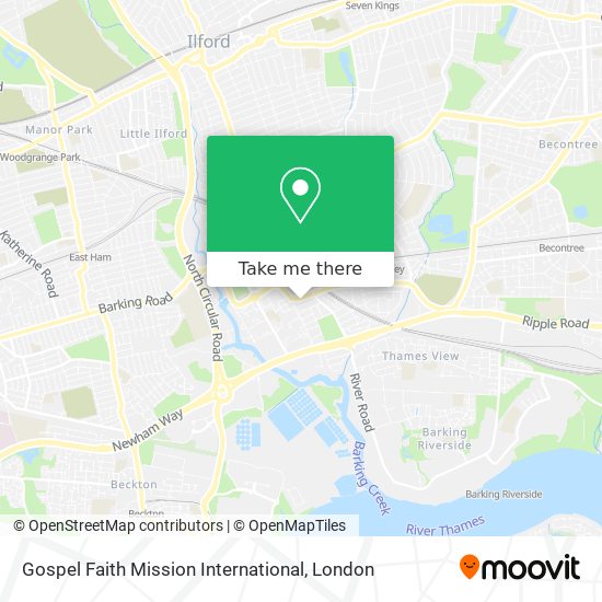 Gospel Faith Mission International map