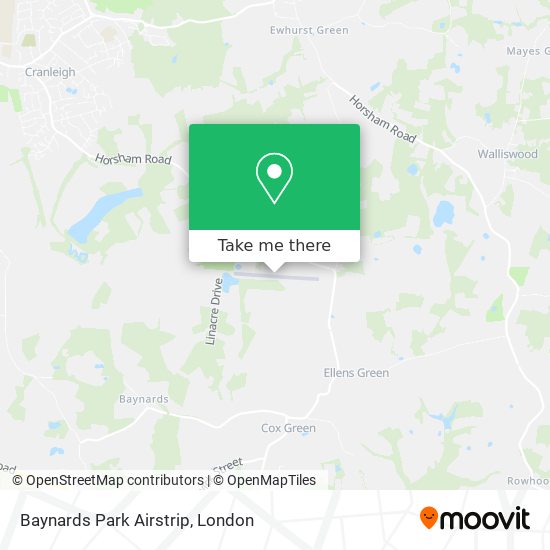 Baynards Park Airstrip map