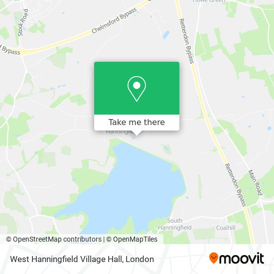 West Hanningfield Village Hall map