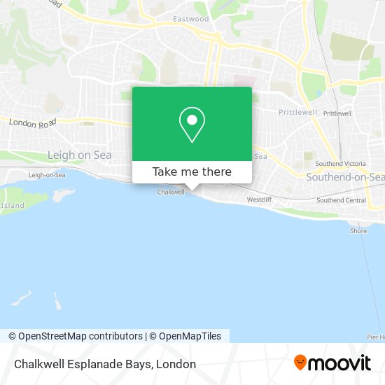Chalkwell Esplanade Bays map