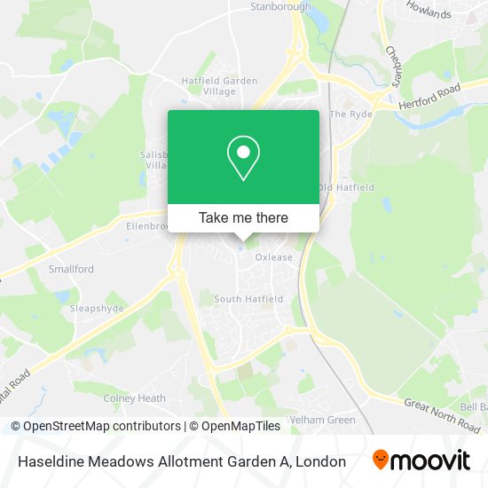 Haseldine Meadows Allotment Garden A map