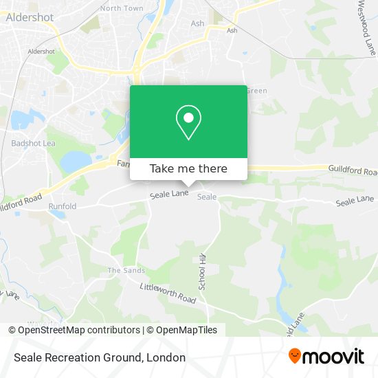 Seale Recreation Ground map