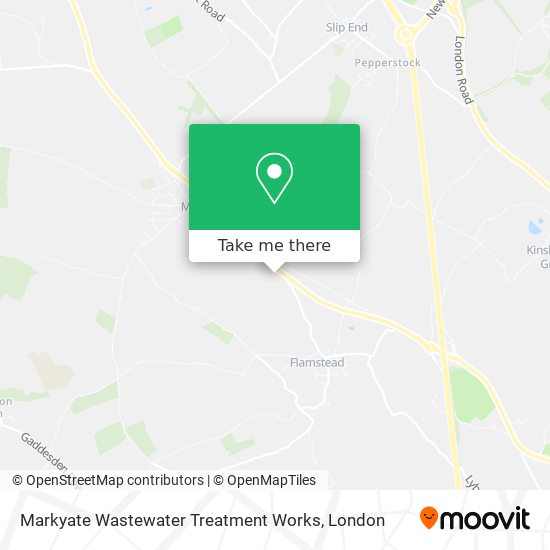 Markyate Wastewater Treatment Works map