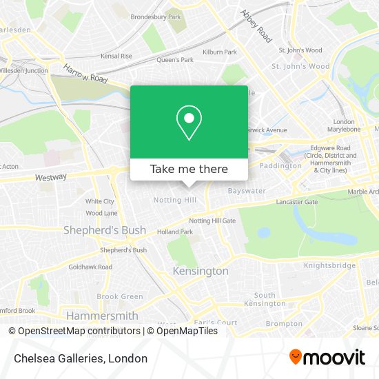 Chelsea Galleries map