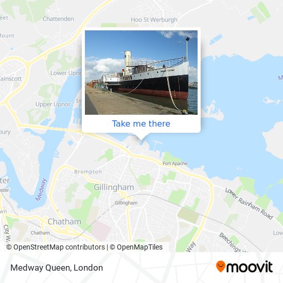 Medway Queen map