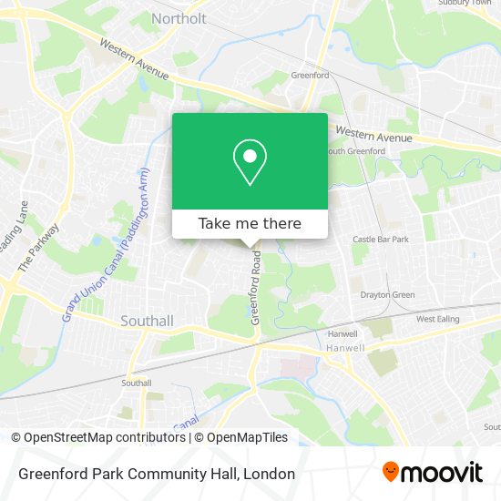 Greenford Park Community Hall map