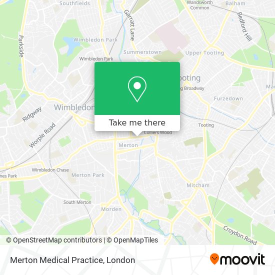 Merton Medical Practice map
