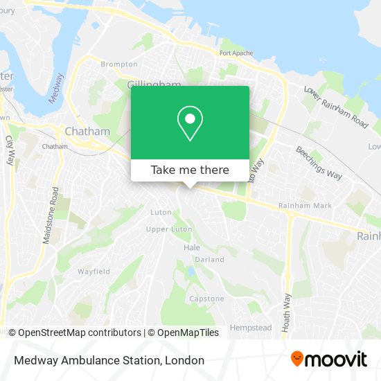 Medway Ambulance Station map