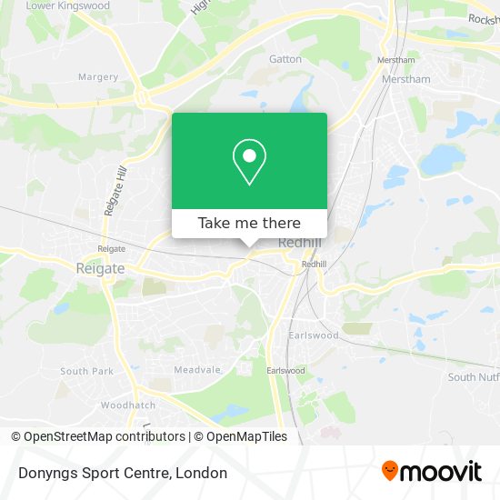 Donyngs Sport Centre map